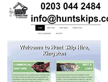 Tablet Screenshot of huntskips.com